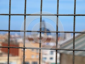 Behind bars photo