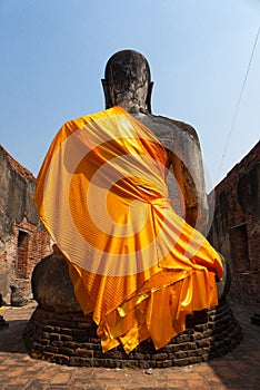 Behind of Buddha