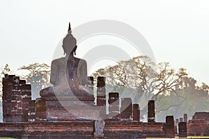 Behind the Buddha Statue