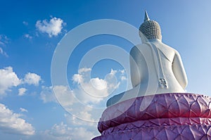 Behind Buddha statue