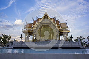 Behind the chancel at Siriraj Hospital