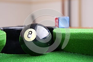 Behind the eight ball