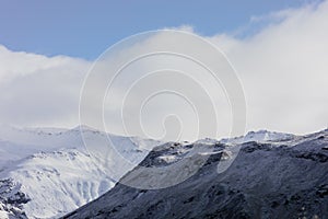 Behind lies EyjafjallajÃ¶kull Volcano