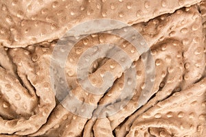 Beidge textured fabric background