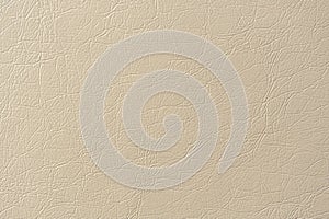 Beige Artificial Leather Background Texture