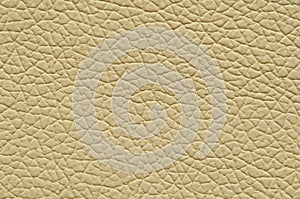 Beige artificial leather with large texture