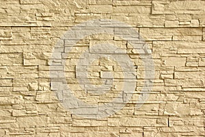 Beige Artificial Stone Wall