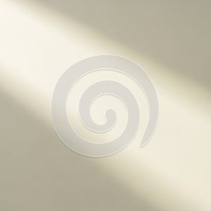 Beige background with a soft gradient of light creating a diagonal shadow. The texture appears