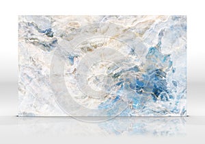 Beige and blue Onyx marble tile texture