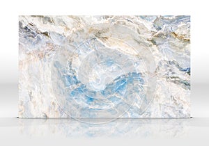 Beige and blue Onyx marble tile texture