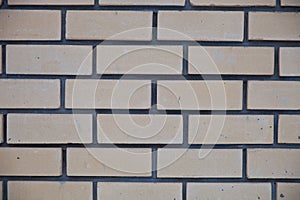 Beige brick stone wall surface texture