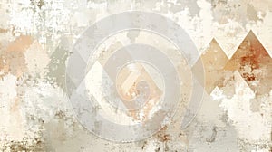 Beige and Brown Geometric Diamond Pattern Texture