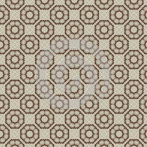 Beige an brown lace background with ornament. Textured pattern. Light and dark colors, pale hues.