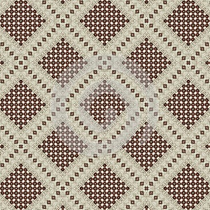 Beige an brown lace background with ornament. Textured pattern. Light and dark colors, pale hues.