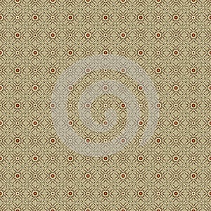 Beige an brown lace background with ornament. Textured pattern. Light and dark colors, pale hues.