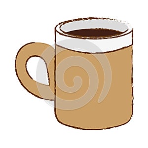 Beige coffee cuppa design image