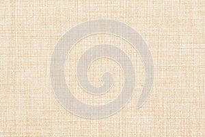 Beige colored seamless linen texture or fabric background