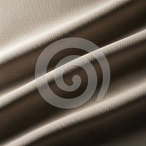 Of beige fabric create soft waves with subtle shadows showcasing