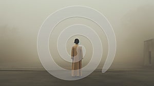 Beige Fog: Emotional Portraiture In Oriental Minimalism