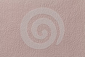 Beige leather texture background with pattern, closeup