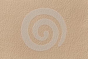 Beige leather texture background with pattern, closeup