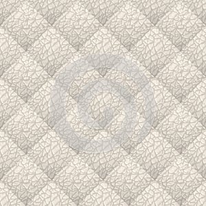 Beige leather upholstery vector seamless pattern.