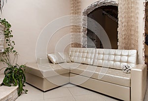 Beige living room