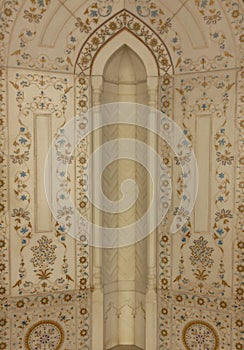 Beige oriental eastern ornament in Muscat, Oman