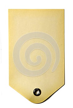 Beige Paper Gift Tag
