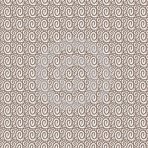 Beige pattern with lacy ornament. Background for fabric or wall paper. Repeating pattern for clothes and linen
