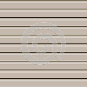 Beige Plastic or Wooden Siding. Seamless Texture