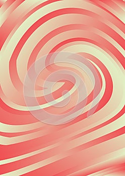 Beige and Red Abstract Swirl Background Vector