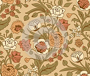 Beige seamless pattern