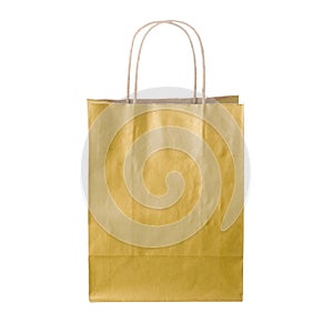 Beige shopping bag