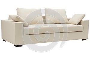 Beige sofa