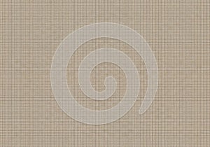 Beige textured fabric background featuring a subtle grid pattern.