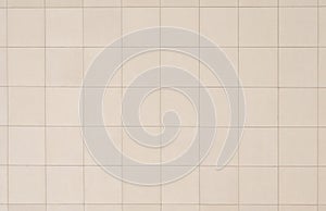 Beige tiled wall