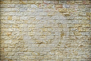 Beige tiled wall