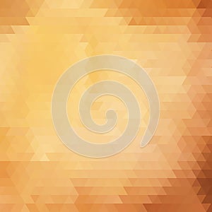 Beige triangular abstract background. Geometric template for presentation. Vector graphics. eps 10