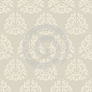 Beige wallpaper pattern