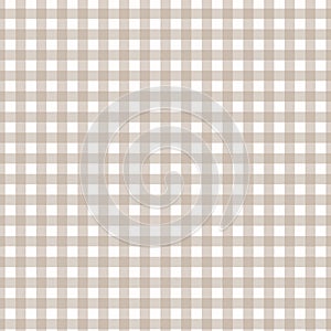 Beige and white buffalo plaids