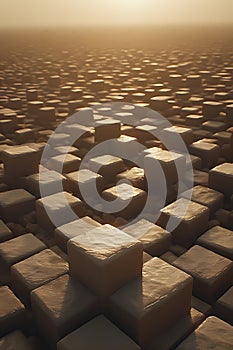 Beige and White Checkered Tiled Floor Pattern, Portrait Images Generative AI