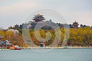 Beihai and Jingshan Park, Beijing spring