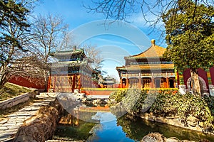 In the Beihai Park in Beijing