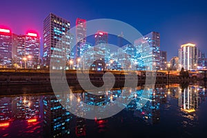 Beijing CBD at night