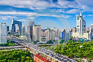Beijing, China CBD Cityscape