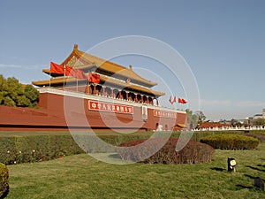 Beijing China - Entrance to Forbidden City