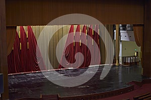 Beijing, China - June 2019: The Auditorium of Ten Thousand People, Great Hall of the People