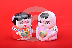 Beijing clay figurine