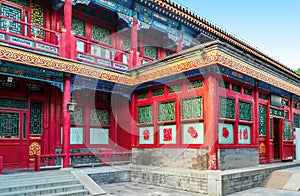 Beijing courtyard in the Qing Dynasty